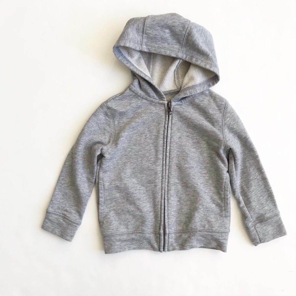 Joe Fresh gray zip up hoodie VGUC 2T